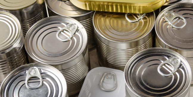 Cerclage de canettes, conserves et bocaux
