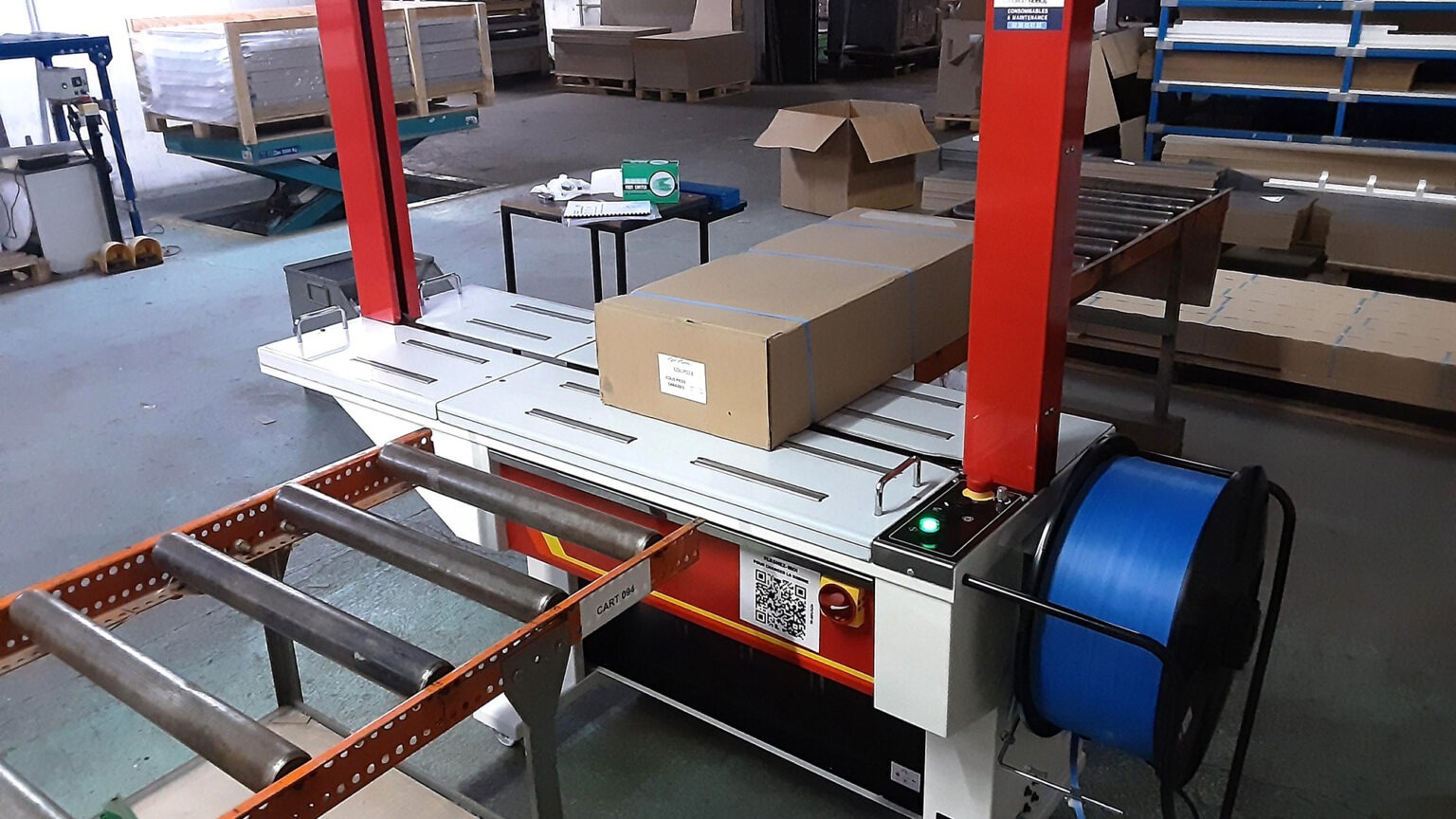 Strapping : Link, strap, strapping machine to package your goods