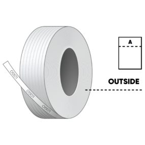 Printing orientation A outside 