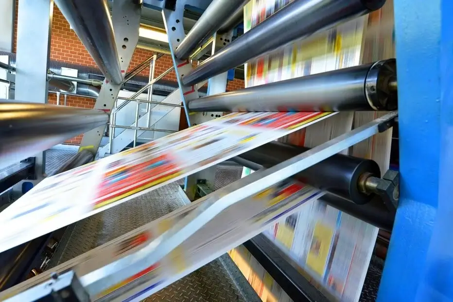 Printing, Publishing & Packaging sector – Printing machine.