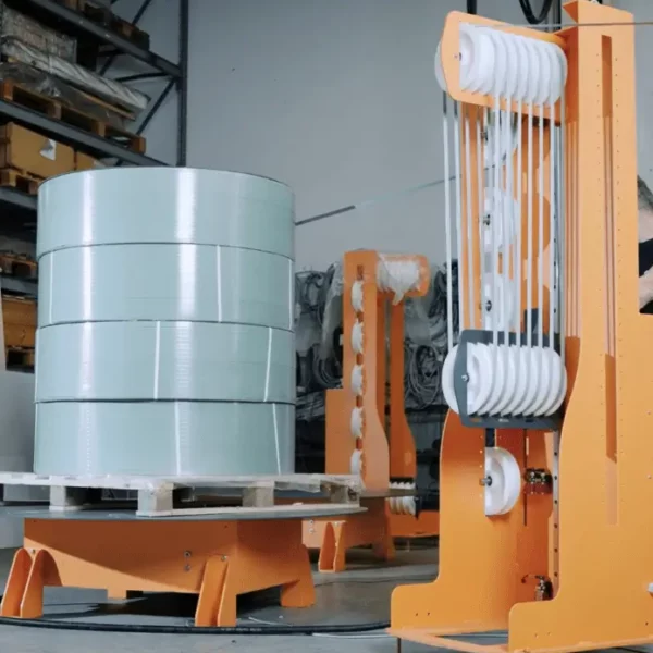 Strap dispensers for food-grade strapping