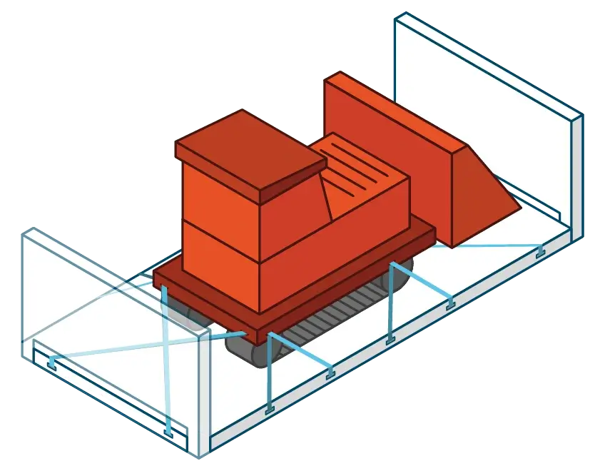 Direct lashing illustration